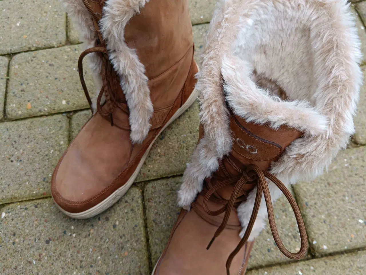 Billede 2 - Ecco læder støvler 40str 26cm