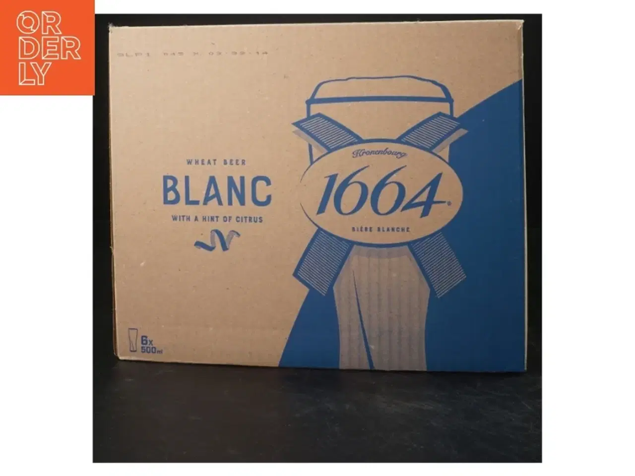 Billede 2 - Kronenbourg 1664 Blanc ølglas sæt fra Kronenbourg (str. 21 cm)