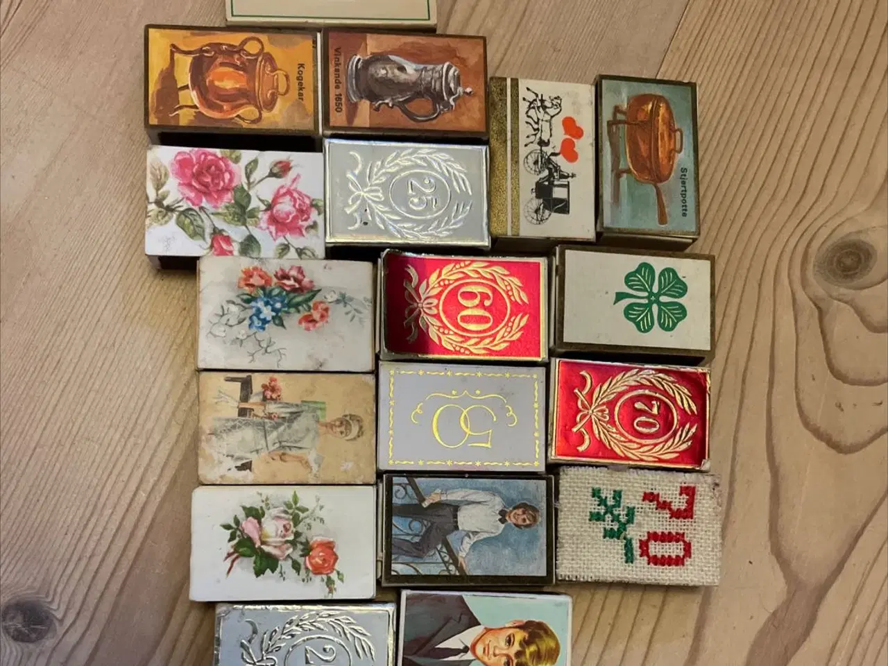 Billede 1 - Tændstikæsker fra fester i 60’erne