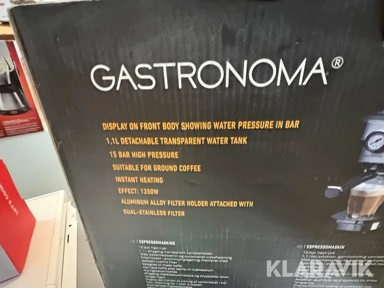 Billede 5 - Espressomaskine Gastronoma Espresso maker