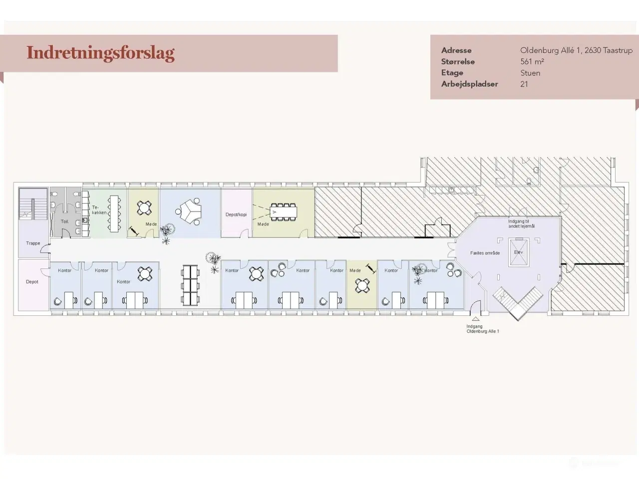 Billede 11 - Multibrugerhus ved Høje Taastrup station med lækker kantine
