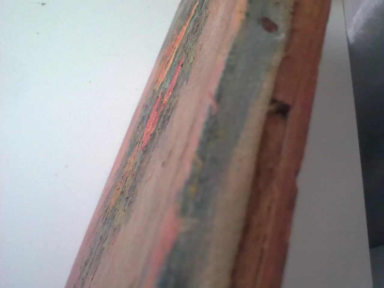 Billede 3 - MØRKT lille blomster maleri gammelt