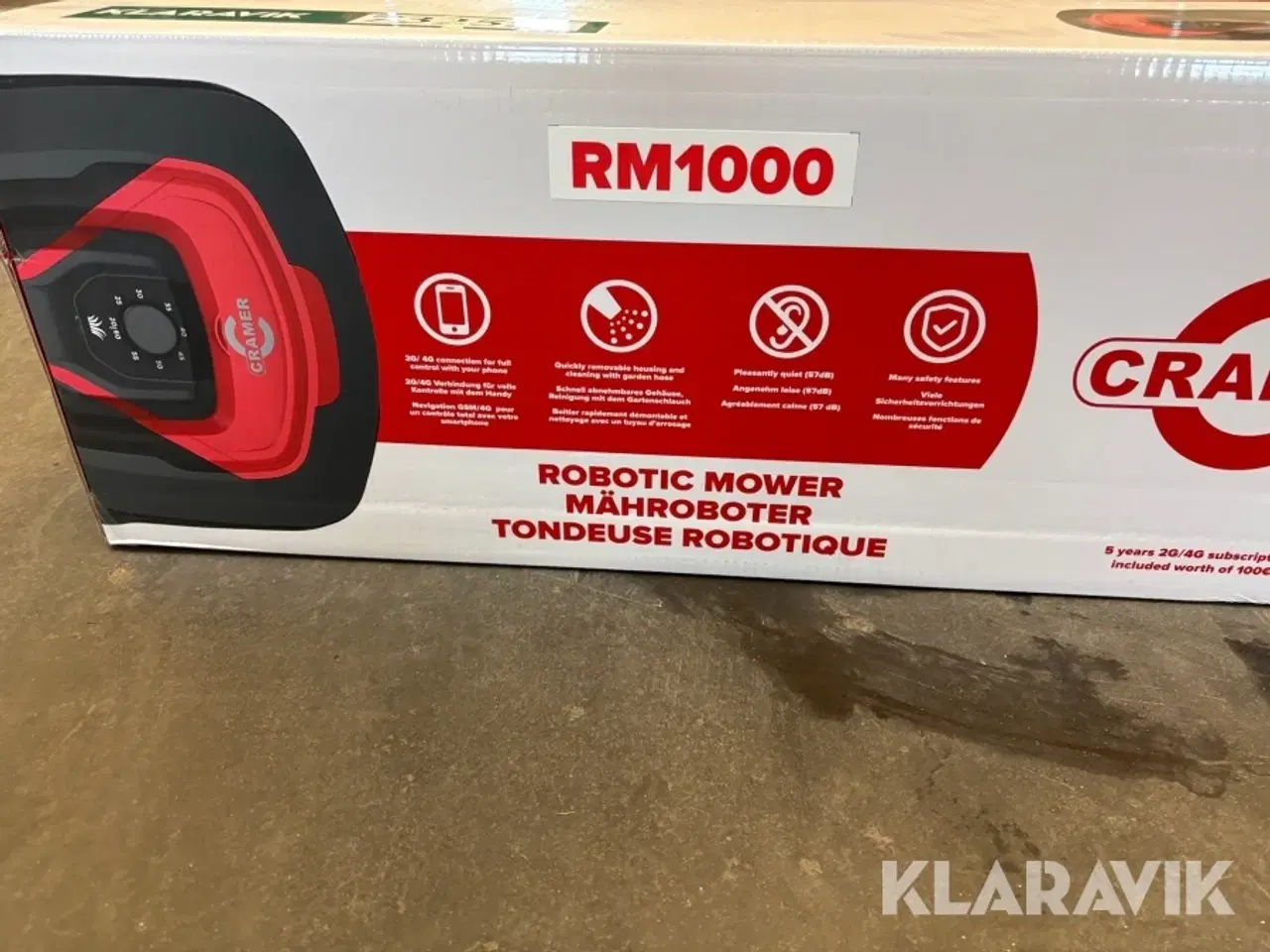 Billede 5 - Robot plæneklipper Cramer RM1000