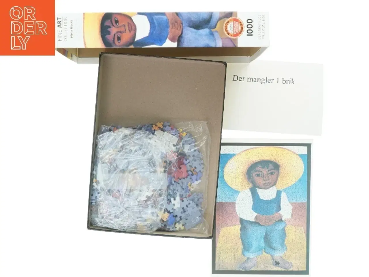 Billede 2 - Puslespil med kunstmotiv af Diego Rivera (str. 1000 brikker)