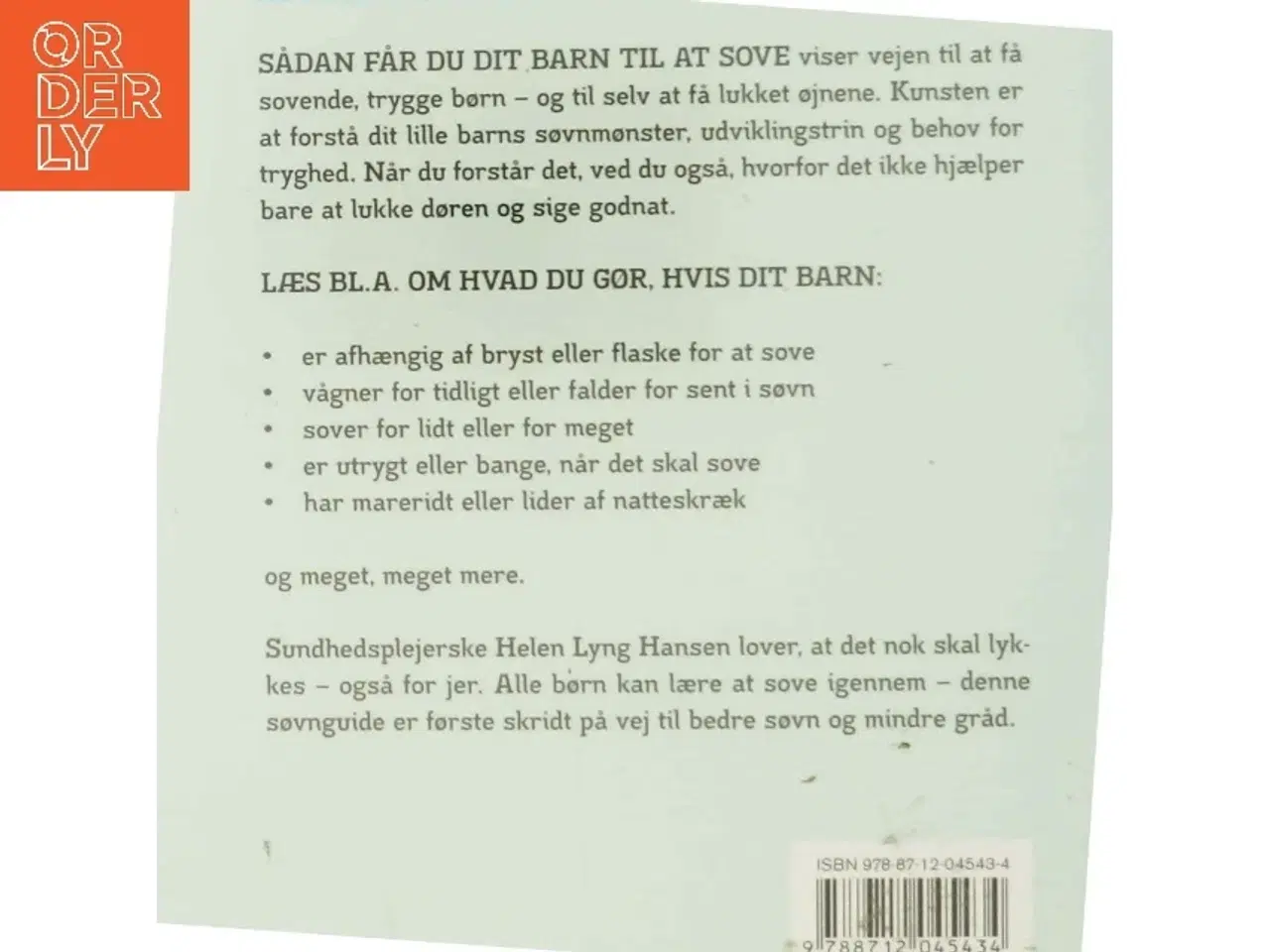 Billede 3 - Sådan får du dit barn til at sove af Helen Lyng Hansen (Bog)