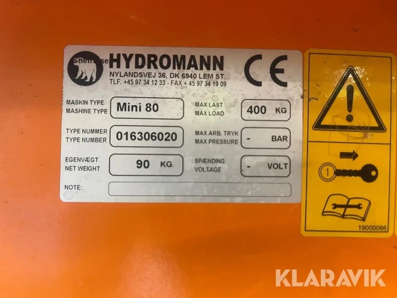 Billede 4 - Salt/Grusudlægger Hydromann Mini 80