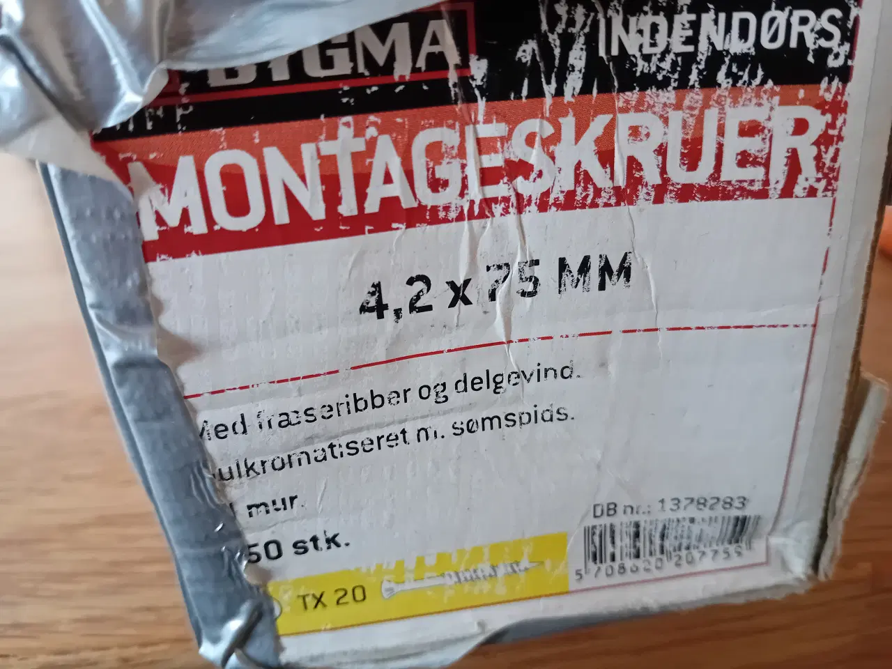 Billede 1 - montage skruer