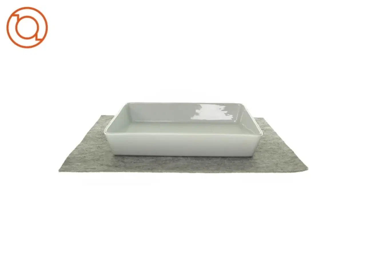 Billede 1 - Porcelænsfad (str. LBH: 29 x 24 x 5 cm)