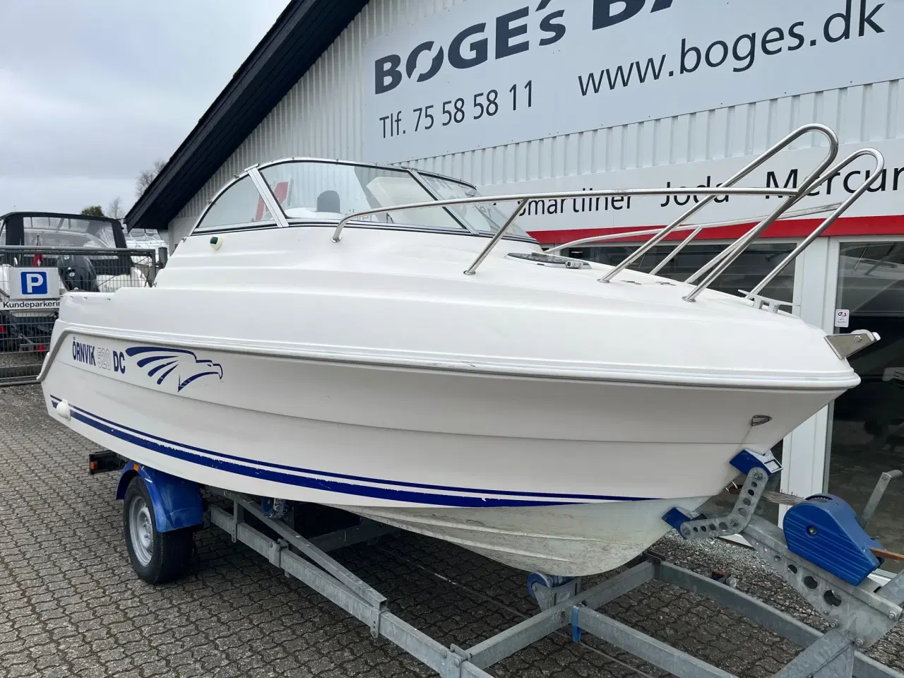 Billede 2 - 520 DC med F100 Mercury-EFI CT 2,1L og 1300 kg Brenderup trailer