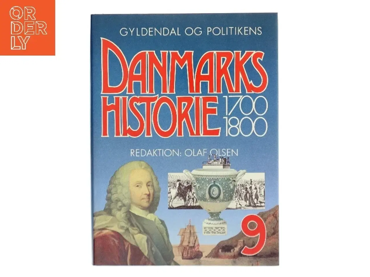 Billede 1 - Danmarks Historie 1700-1800 bog fra Gyldendal og Politikens