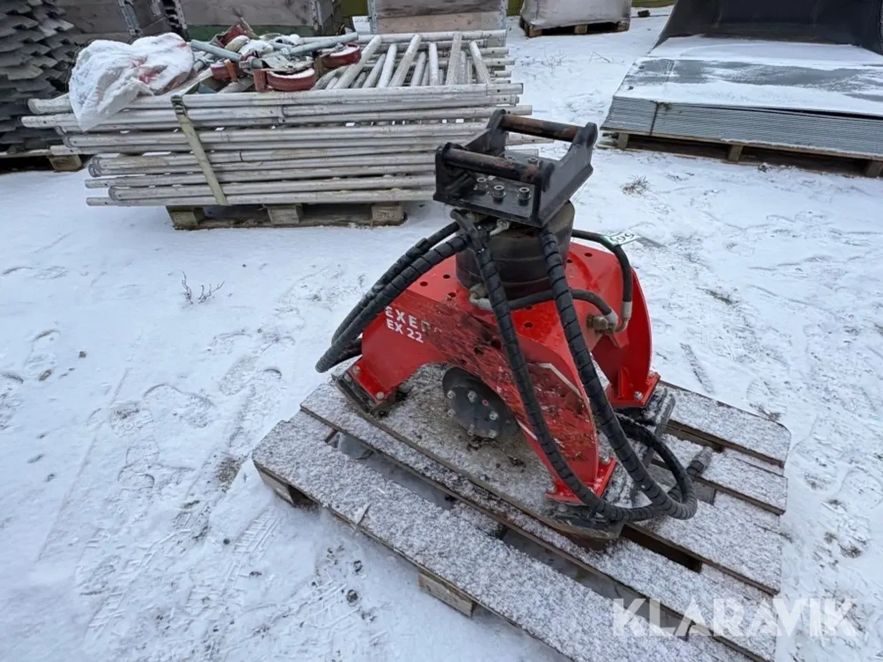 Billede 3 - Pladevibrator Exero EX22 hydraulisk til gravemaskine