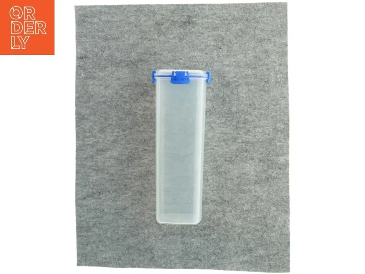 Billede 1 - Plastik opbevaringsbeholder med låg fra Sistema (str. 1,8 l)