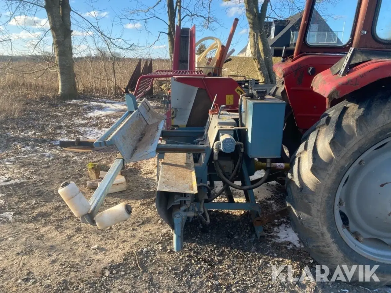 Billede 4 - Sav/Brændekløver Japa 900 med transportbånd