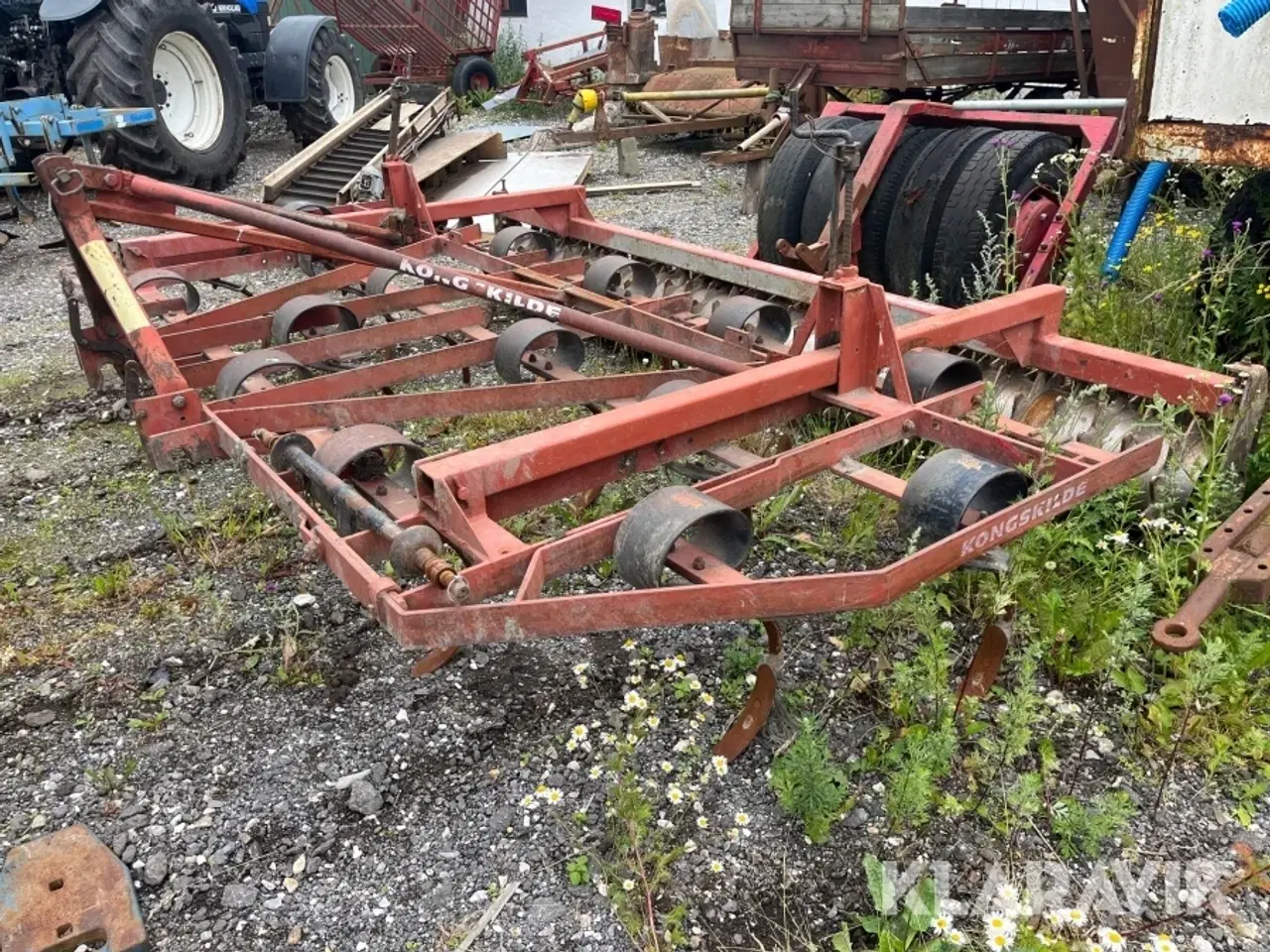 Billede 3 - Stubharve Kongskilde med tandpakkervalse - 4 meter
