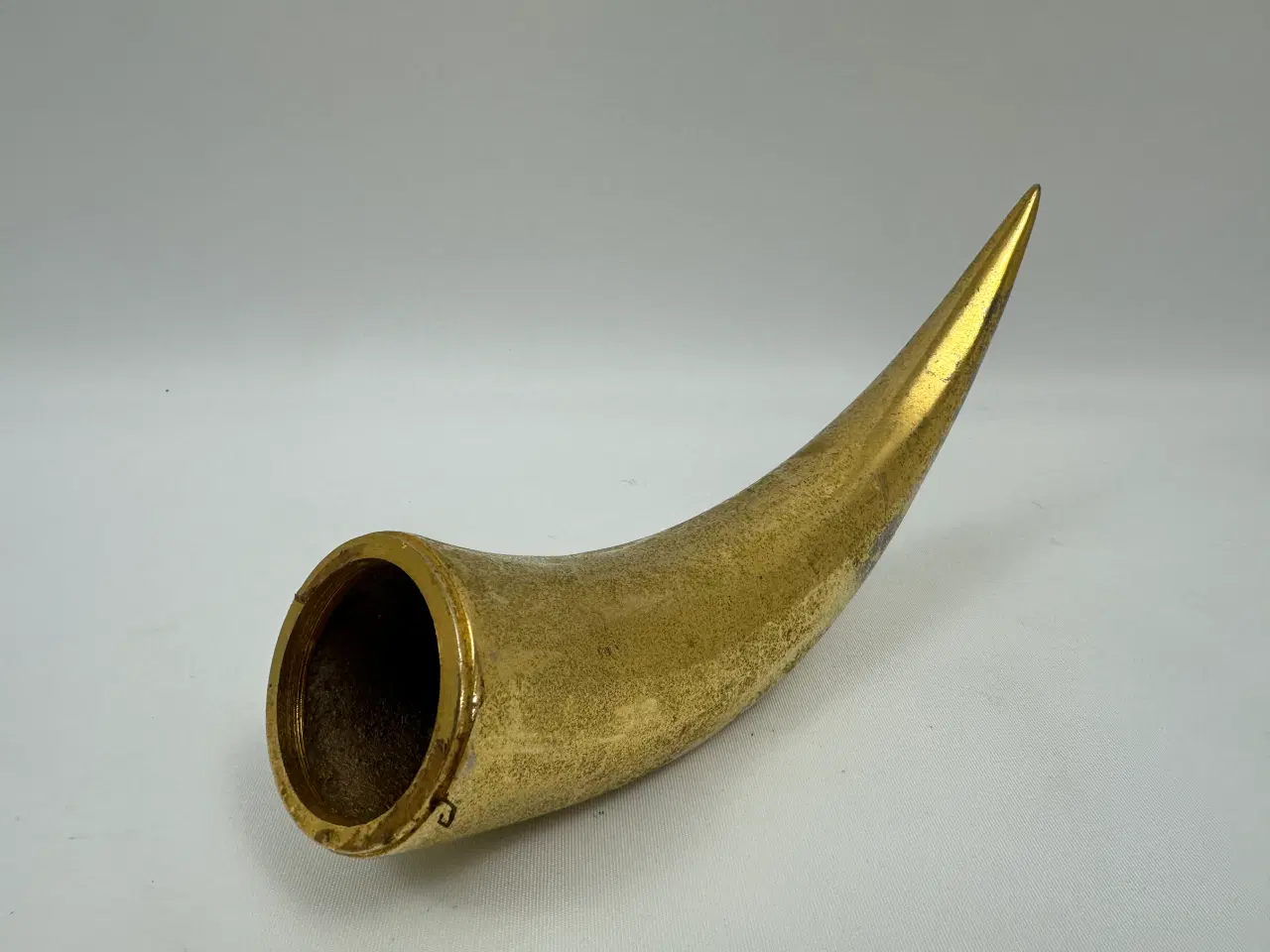 Billede 3 - Metal horn -  messing farvet 