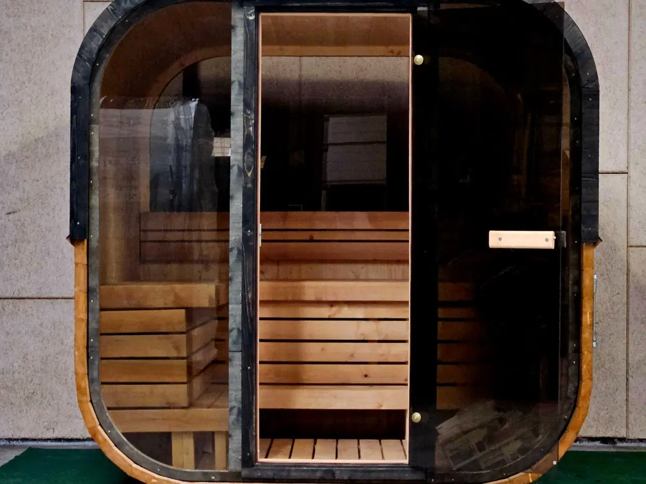 Billede 6 - Ny unik stil CUBE sauna med HUUM 9kw ovn og WIFI