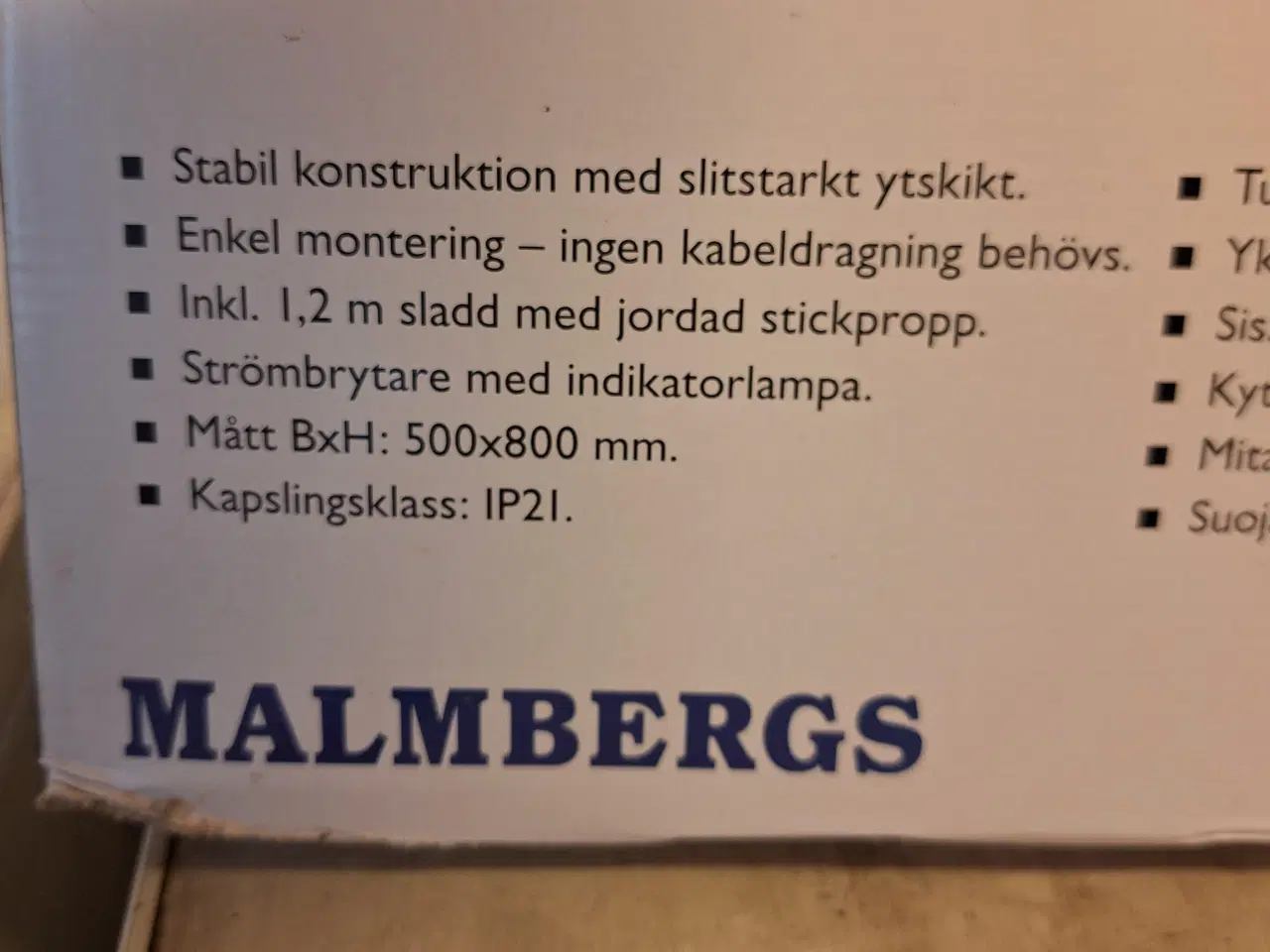 Billede 1 - EL Håndklædetørre