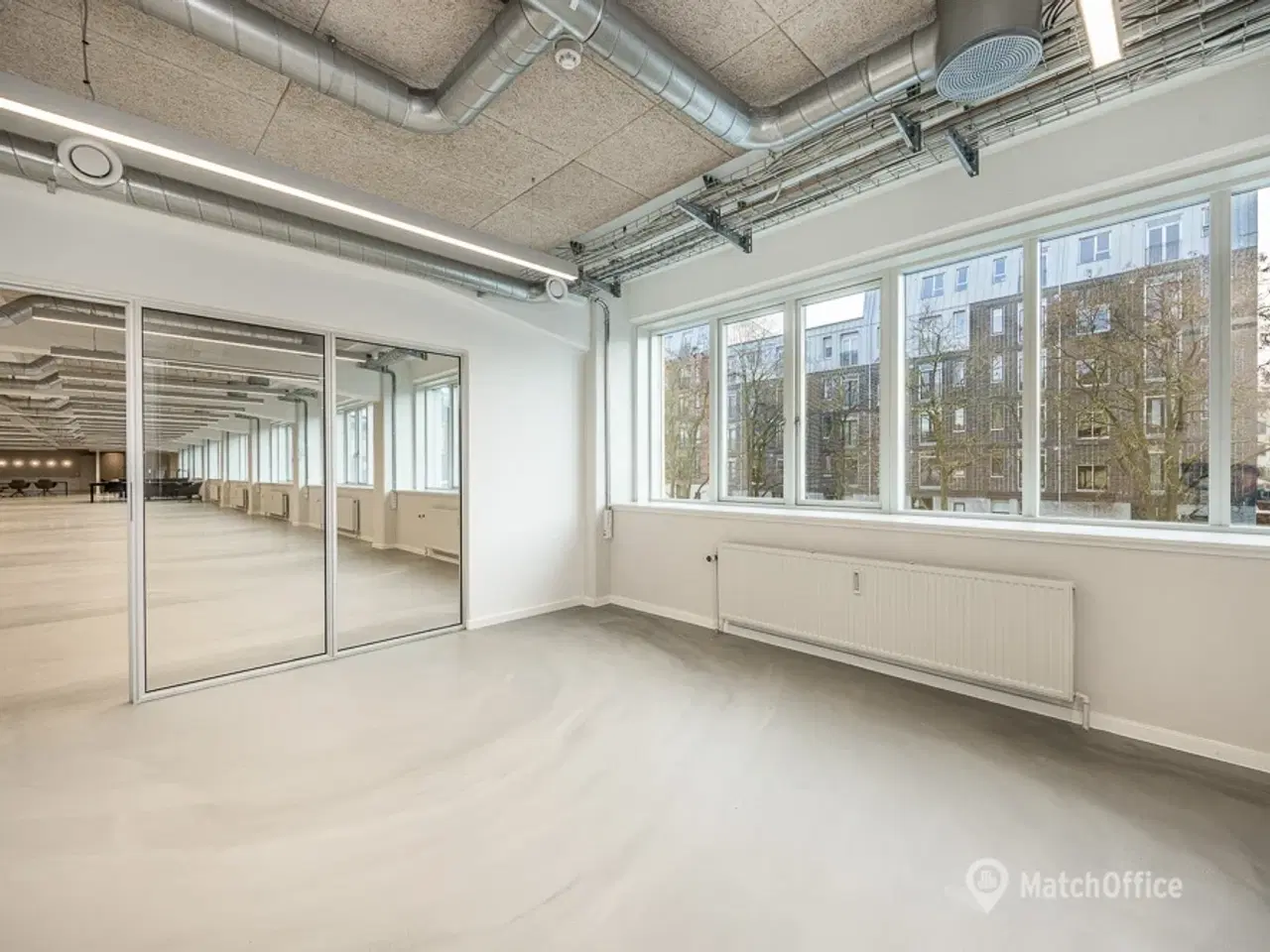 Billede 3 - Indflytningsklare kontorer i gennemrenoveret fabriksbygning