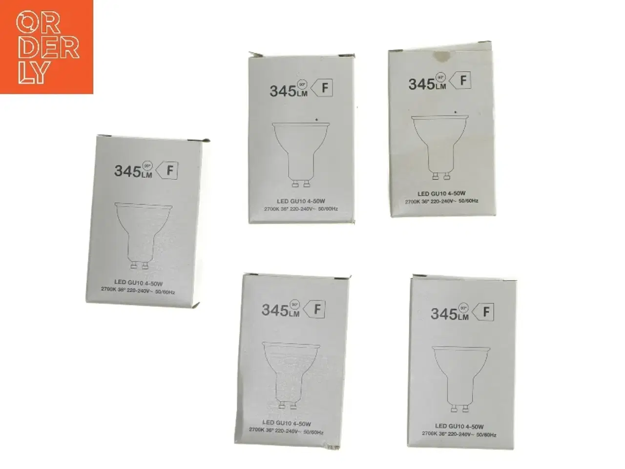 Billede 1 - LED GU10 pærer 345 lumen