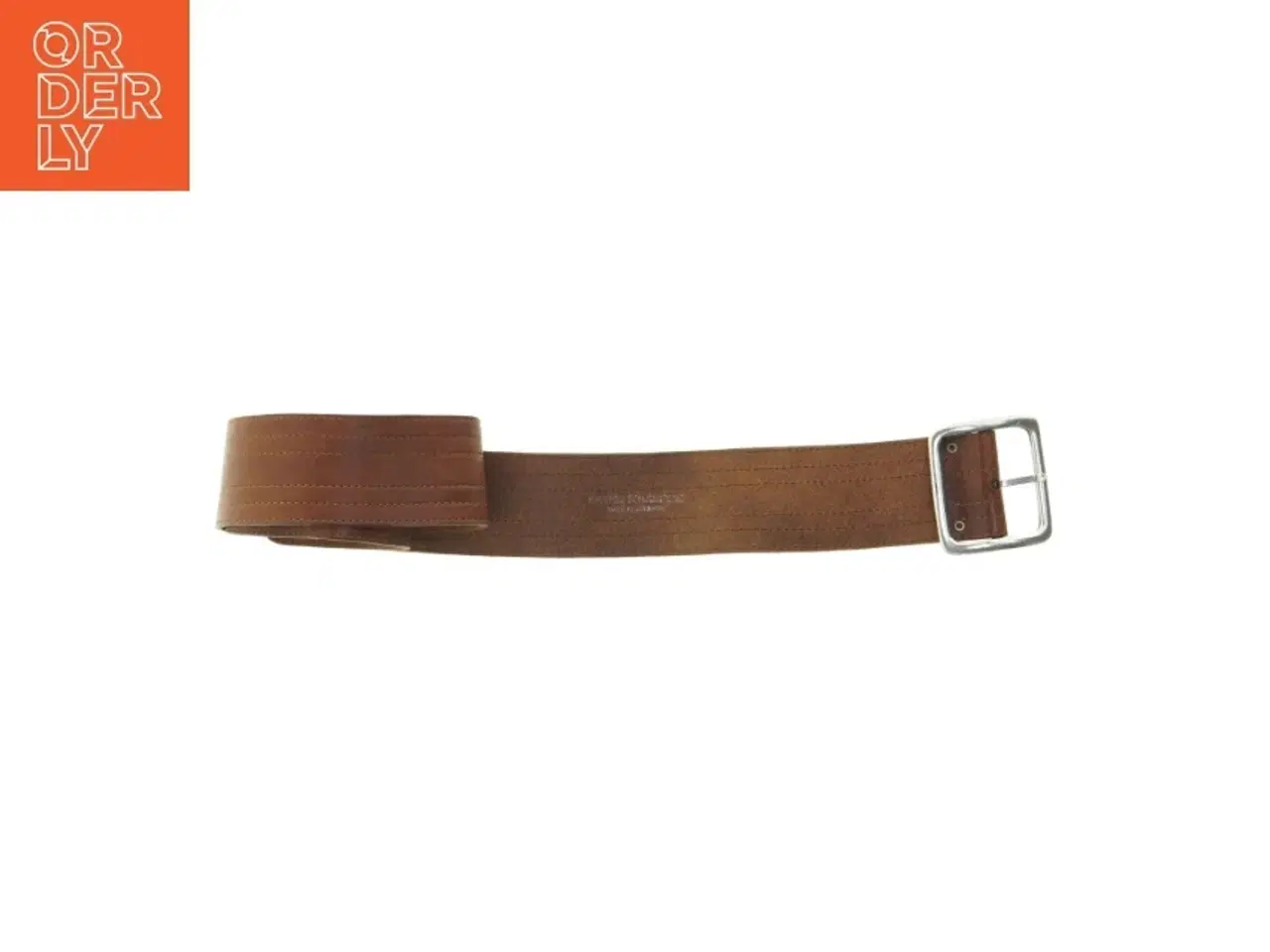 Billede 3 - Læderbælte fra Kirsten Schønning (str. 106 x 6 cm)