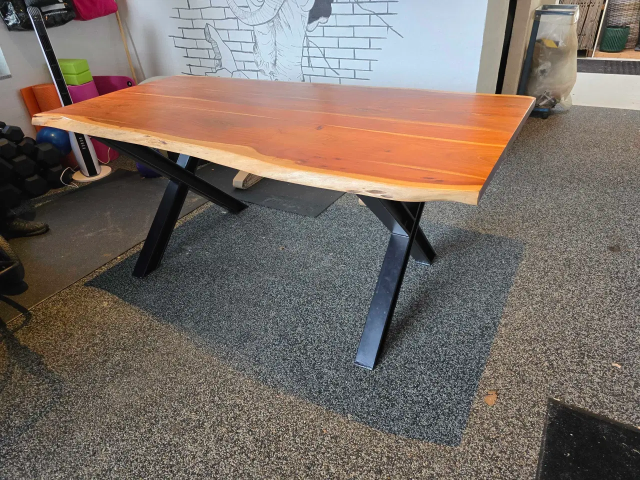 Billede 1 - Massivt plankebord fra Hofstra & Wagner – 180 x 95