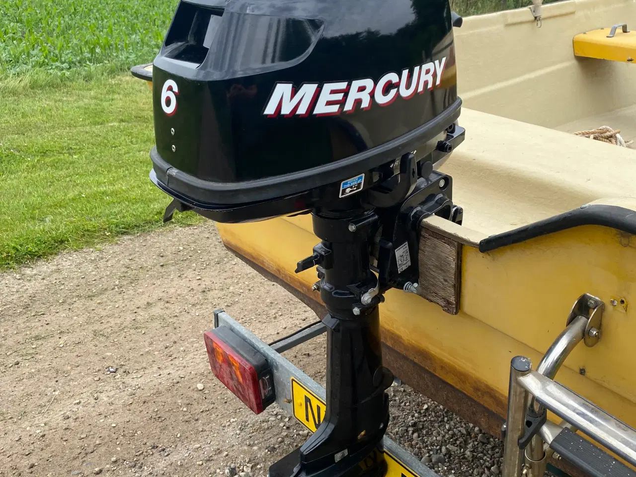 Billede 4 - Jolle med trailer og motor
