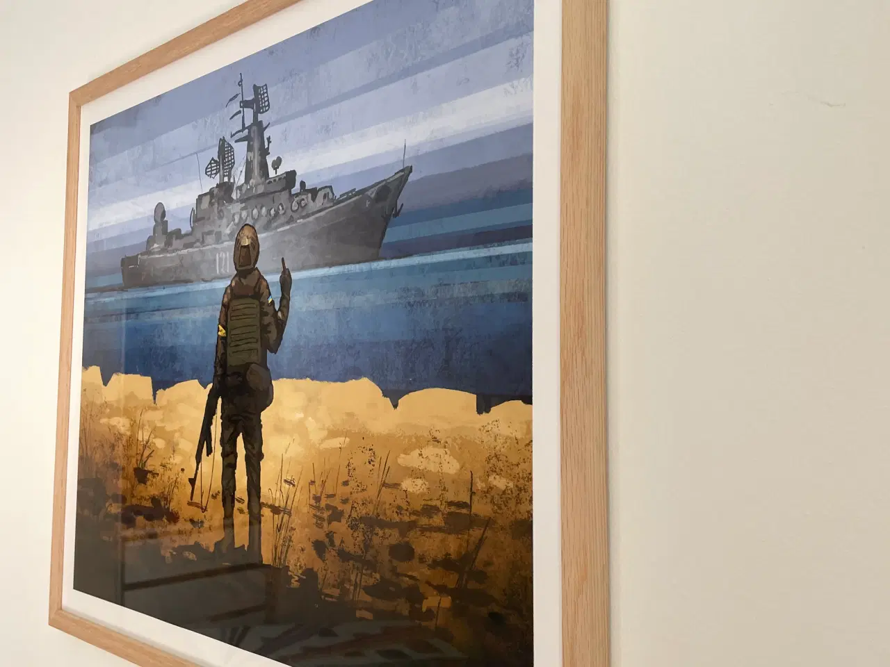 Billede 2 - Et Ukrainsk Symbol på Frihed, “Russian Warship, go