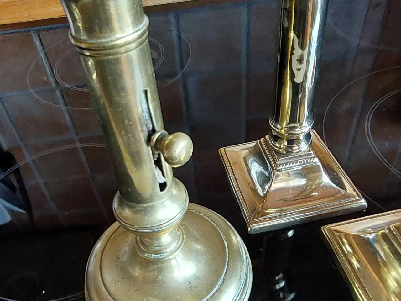 Billede 3 - ANTIKKE 17 / 1800 TALS LYSESTAGER - (samlet pris) 