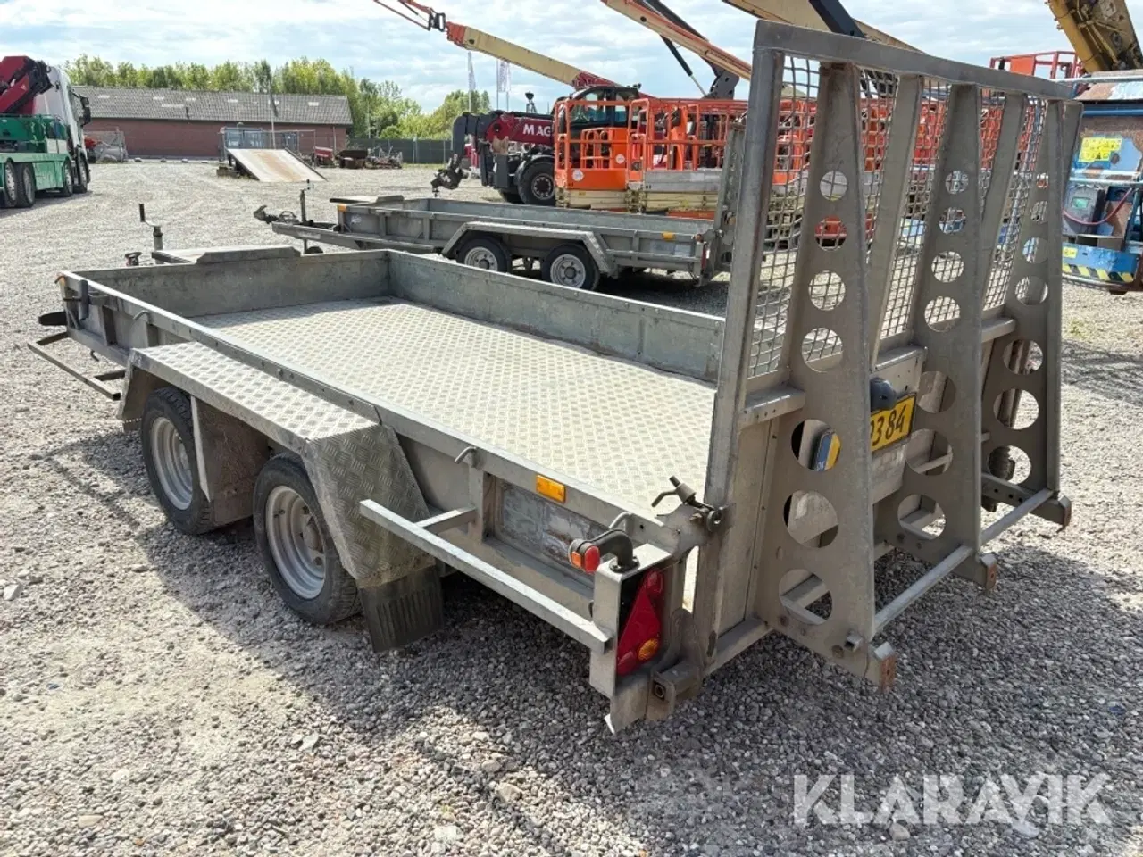 Billede 4 - Maskintrailer 2 akslet IFOR Williams GP 126-R