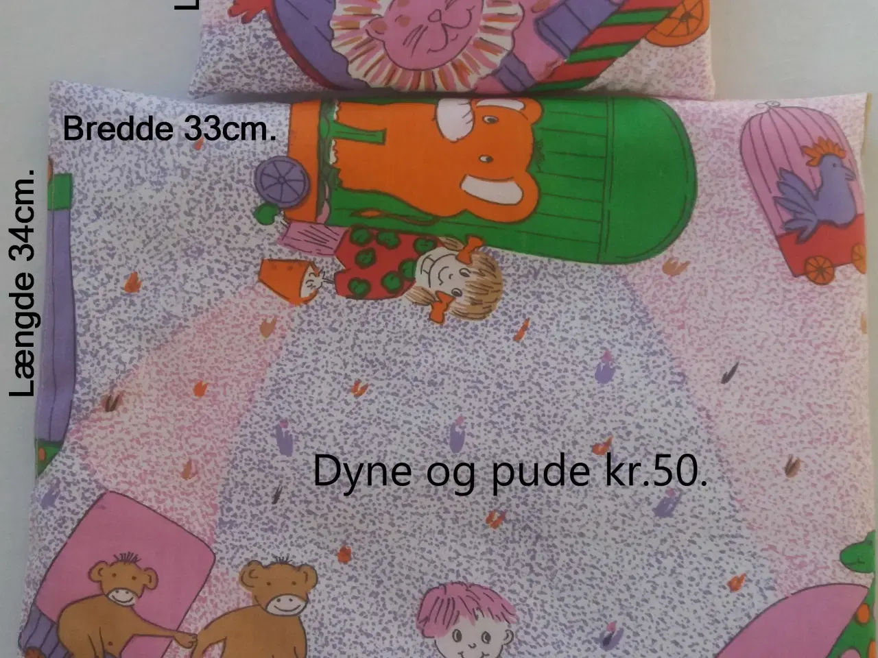Billede 9 - Dyne og pude m.m der passer til Brio dukkevogn
