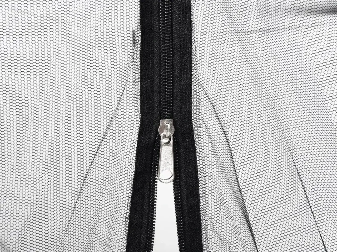 Billede 7 - Myggenet med døre 200x180x135 cm trådnet sort