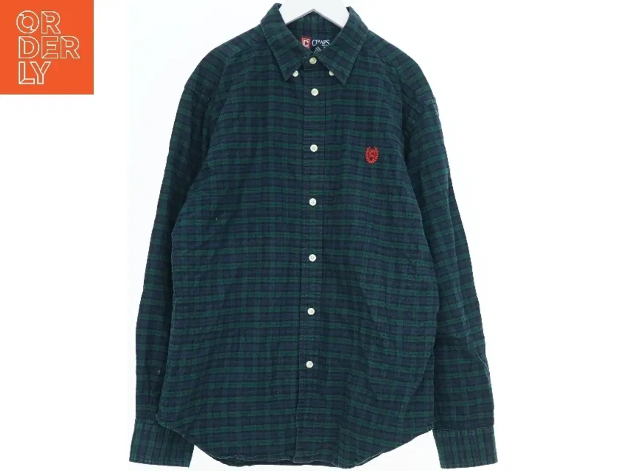 Billede 1 - Langærmet ternet skjorte fra Chaps (str. 176)