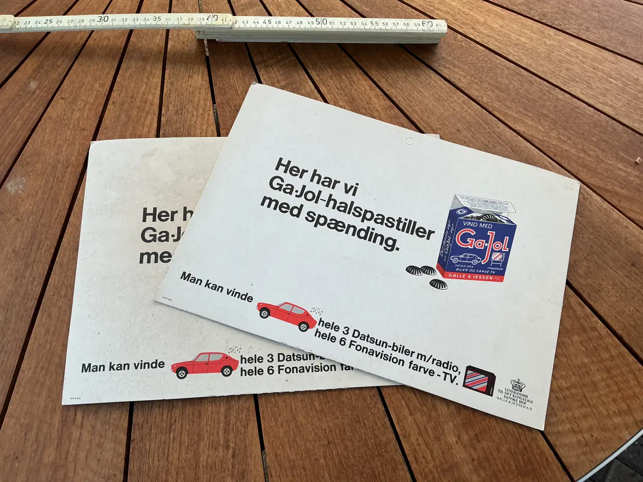 Billede 1 - Gajol skilte gamle 
