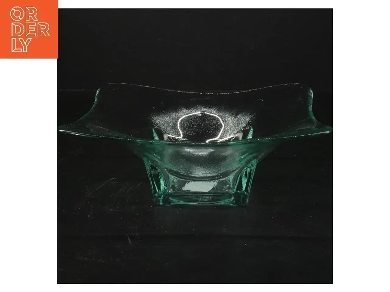 Billede 1 - Glas skål, kvadratisk (str. Ø 19 cm)