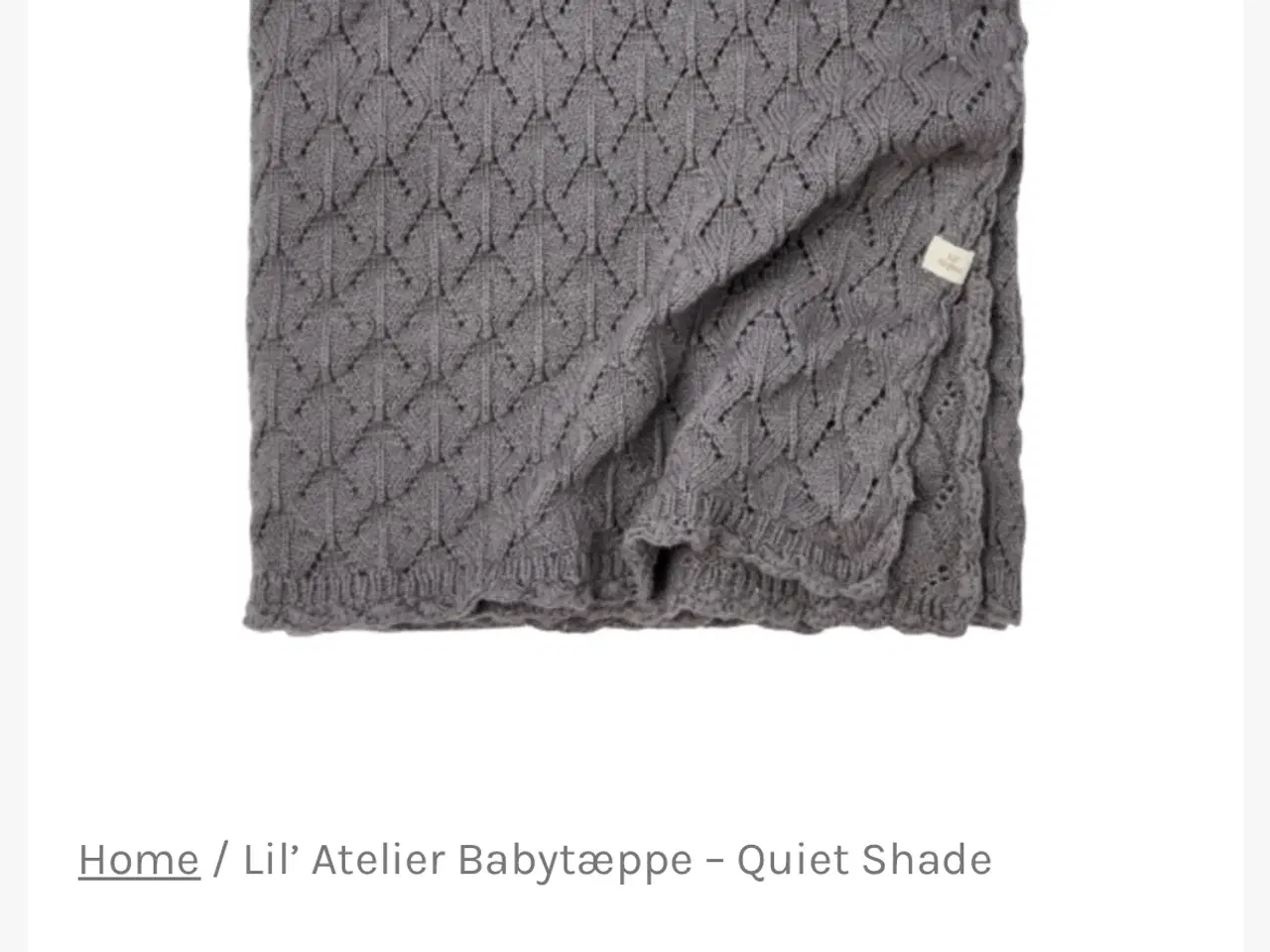 Billede 1 - Lil’ Atelier babytæppe/svøb