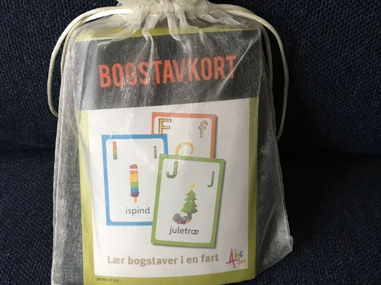 Billede 2 - Lær bogstaver ABC vokalkort,store og små bogstaver