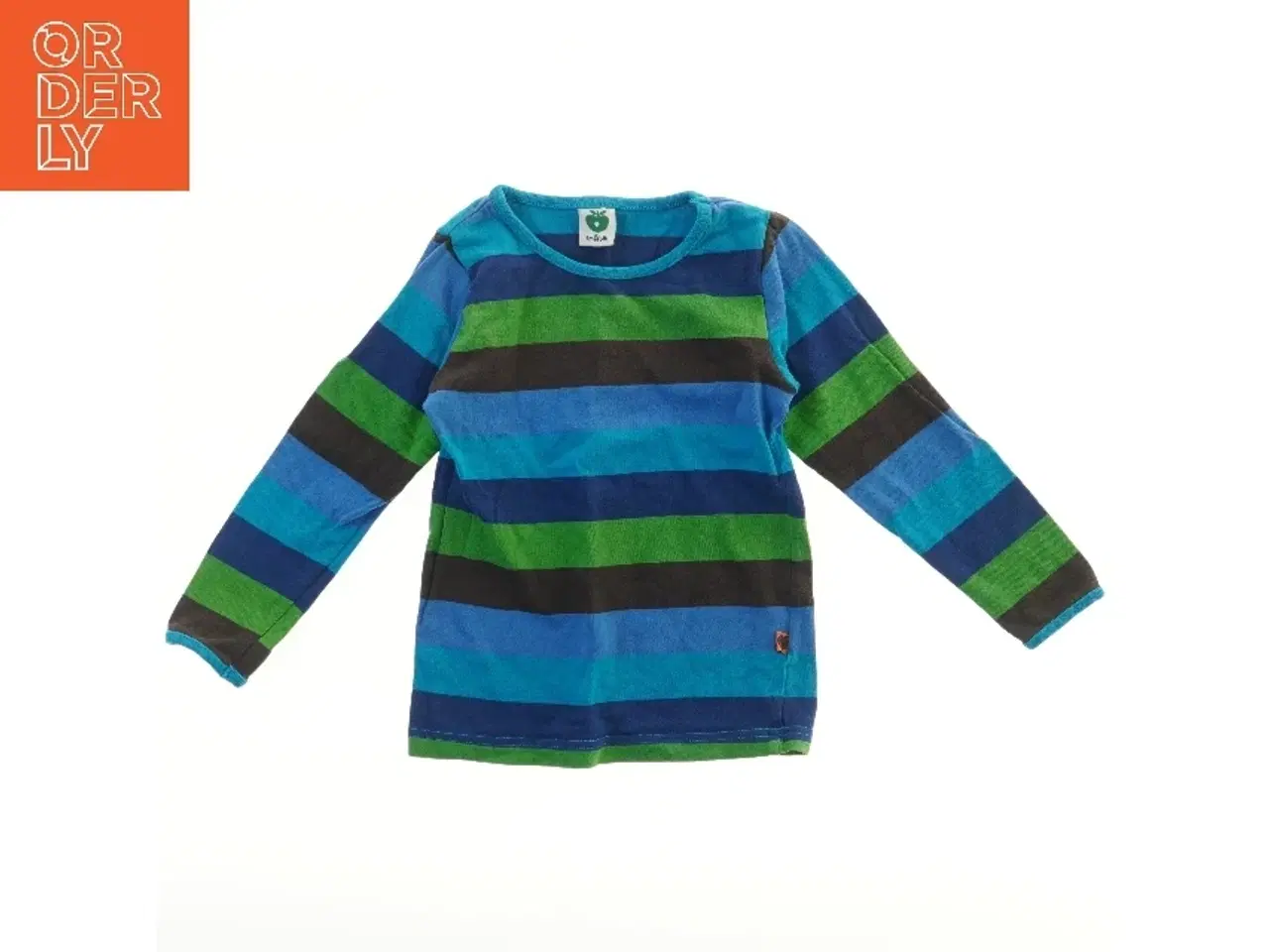 Billede 1 - Langærmet stribet trøje fra Småfolk (str. 92)