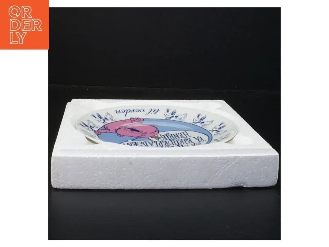 Billede 5 - Bagsiden tallerken 2005 fra Roald Dahl (str. 19 x 2 cm)