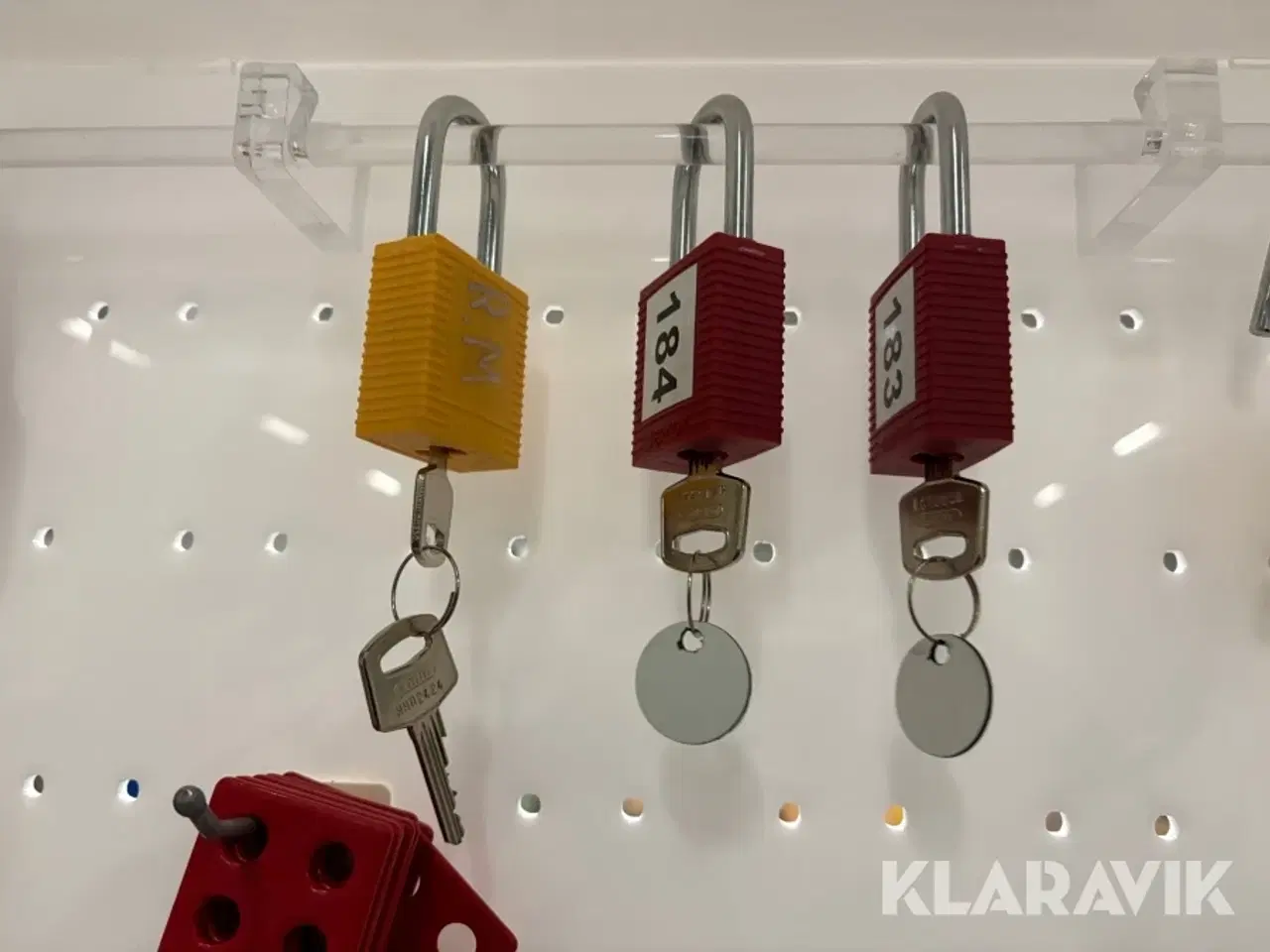 Billede 9 - Låsestation med diverse låse