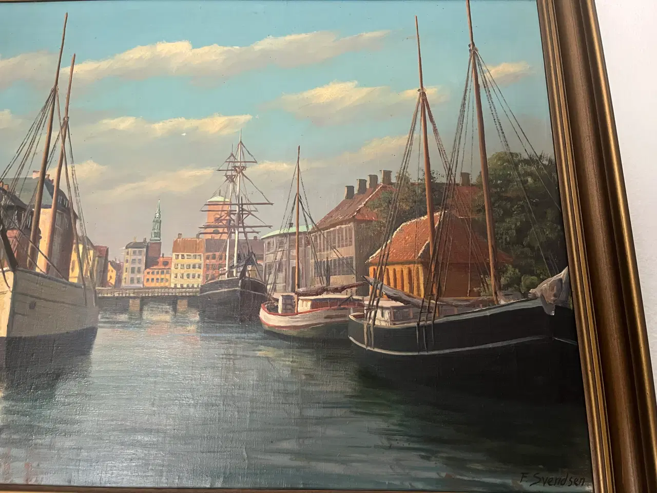 Billede 2 - Maleri af F Svendsen 