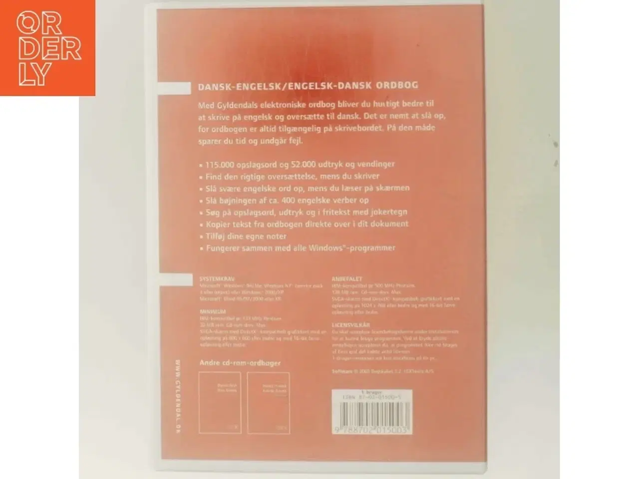 Billede 3 - Dansk-engelsk, engelsk-dansk :ordbog cd-rom (Bog)