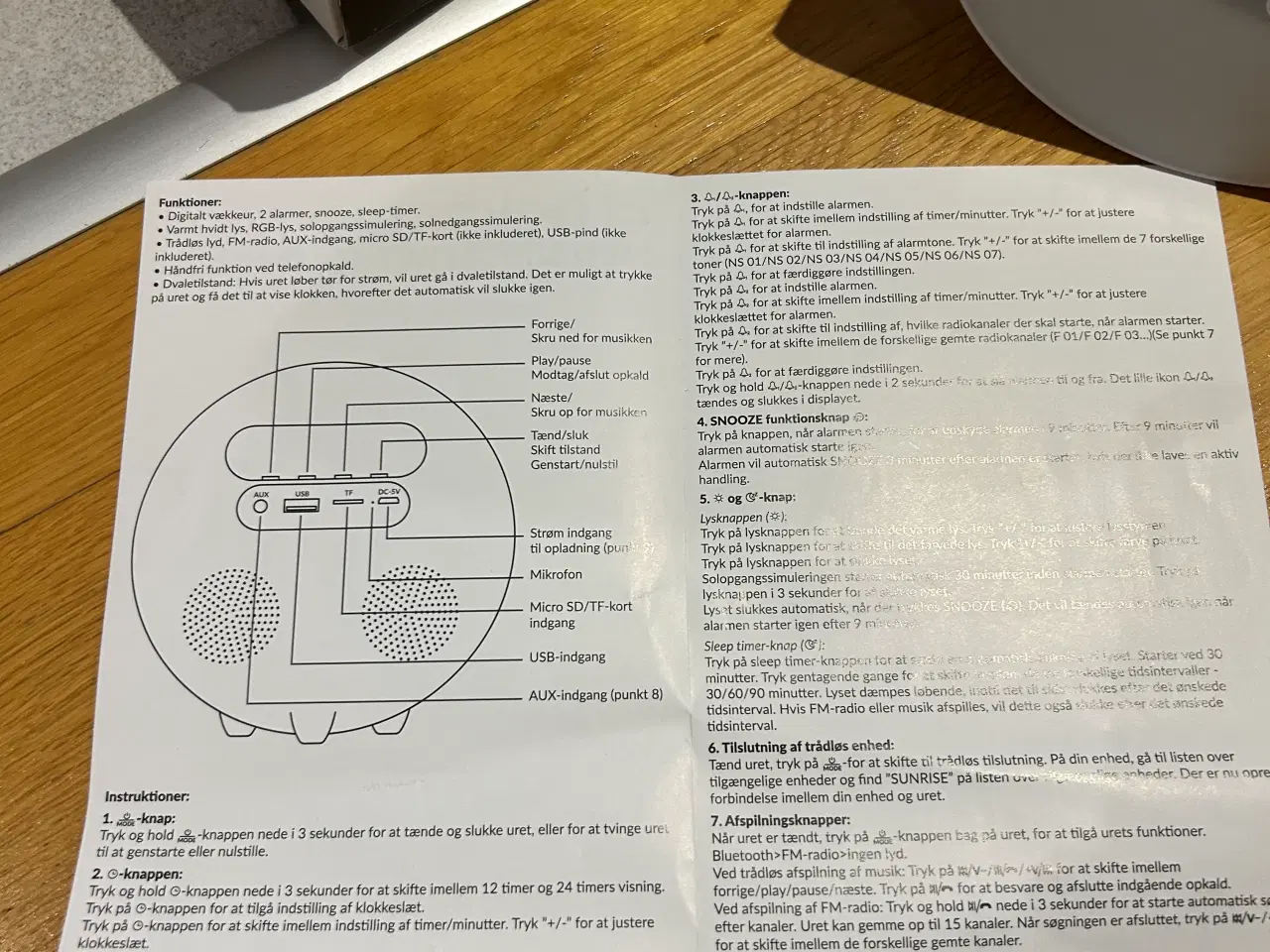 Billede 10 - Næsten ny clockradio med mange funktioner