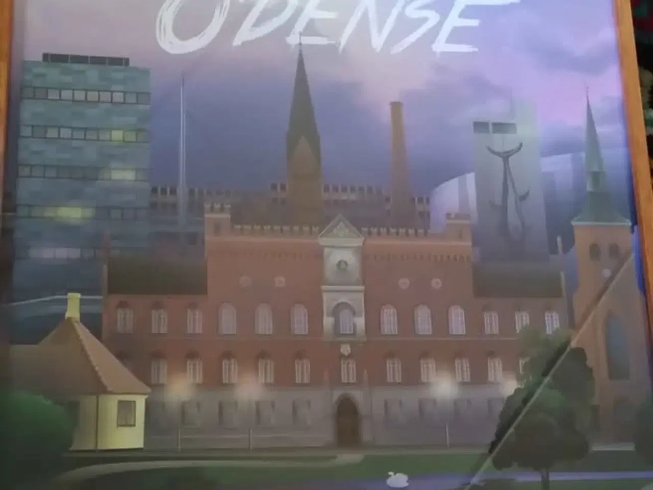Billede 2 - Odense plakat af Martin Rahr 50 x 70 cm.