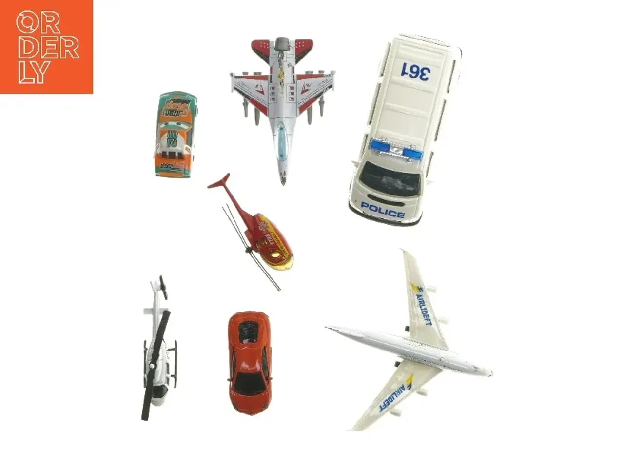 Billede 1 - Mini legetøjs køretøjer og fly (str. 14 cm)