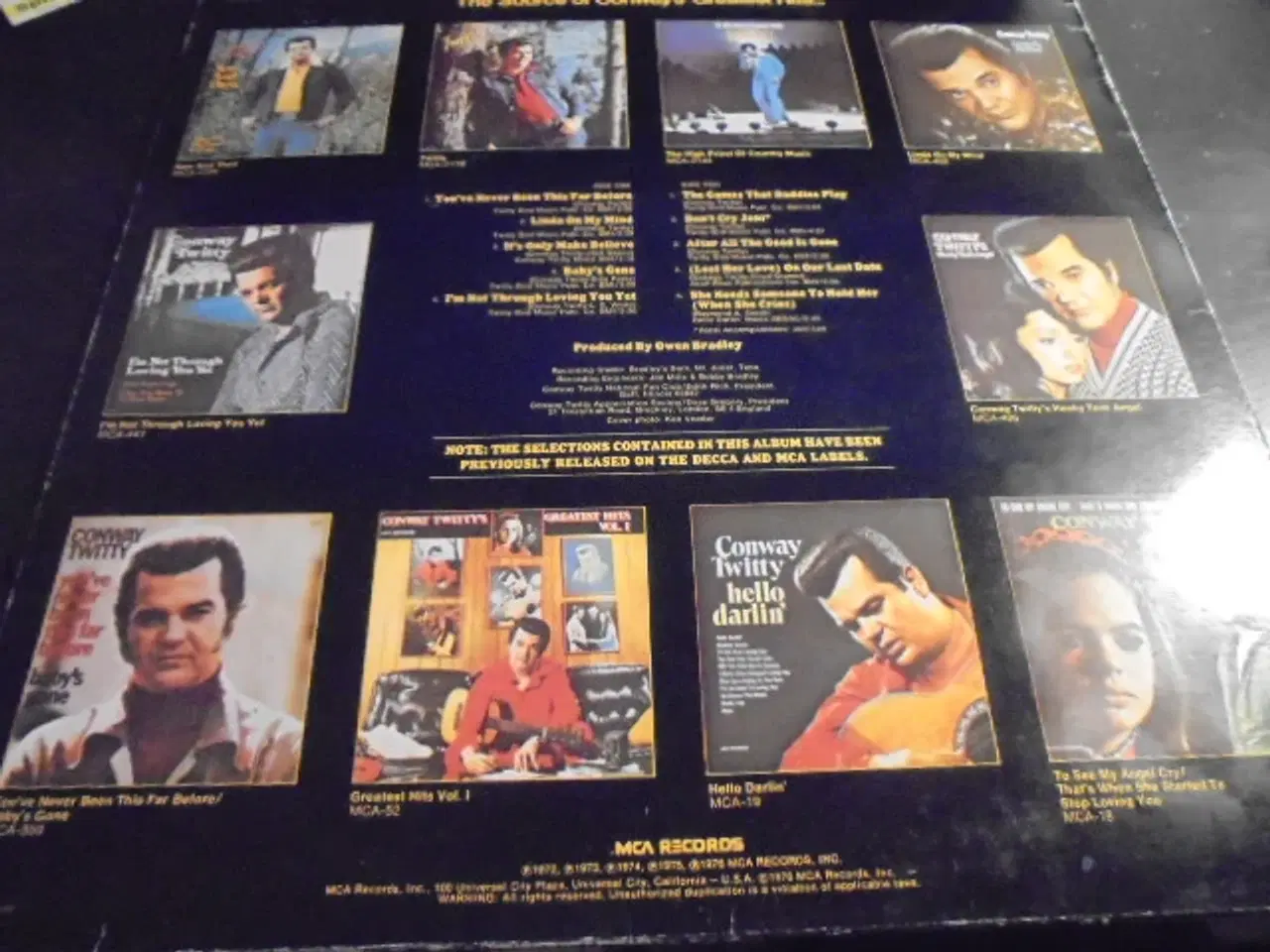 Billede 2 - LP: Conway Twitty – Greatest Hits Vol II  