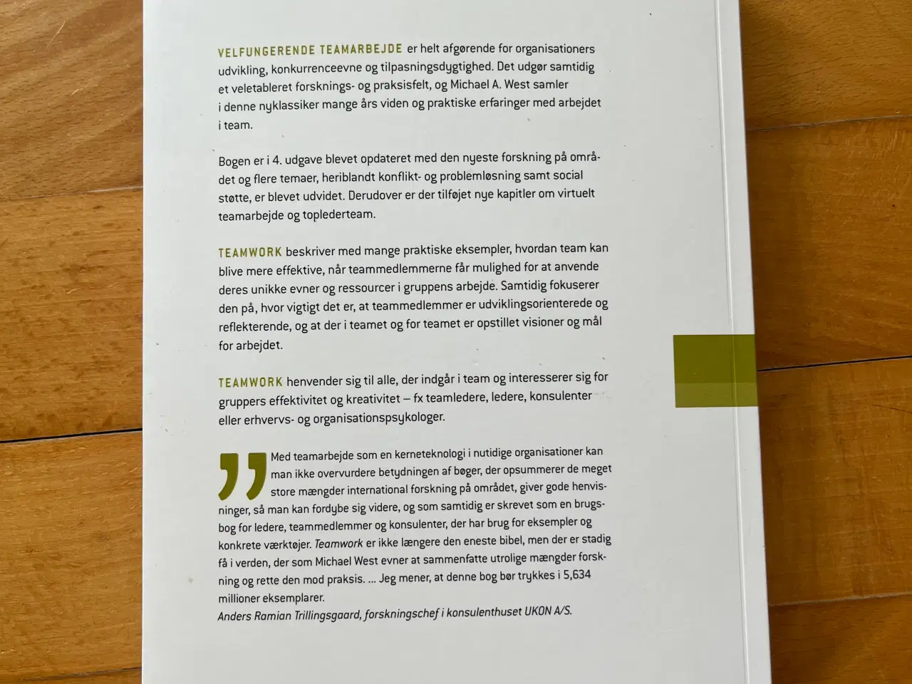 Billede 2 - TEAMWORK - Metoder til effektivt arbejde af Michae