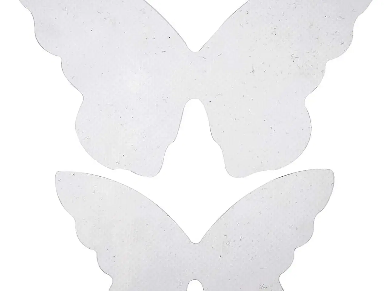 Billede 1 - Sommerfuglevinger i klar hårdfolie - 20 stk. 16x9,5 cm