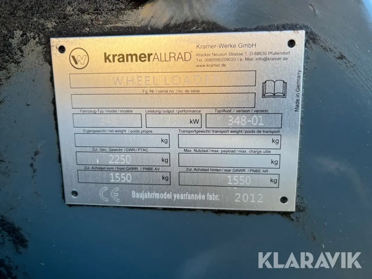 Billede 9 - Minilæsser Kramer 350 Allrad 4x4