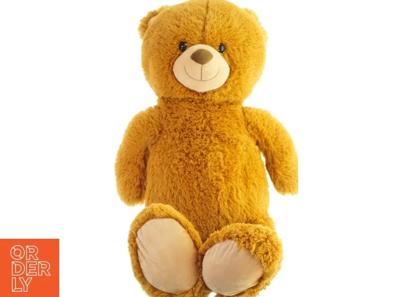 Billede 1 - Brun bamse fra Xmile (str. 100x45 cm) har været i bad ❤️