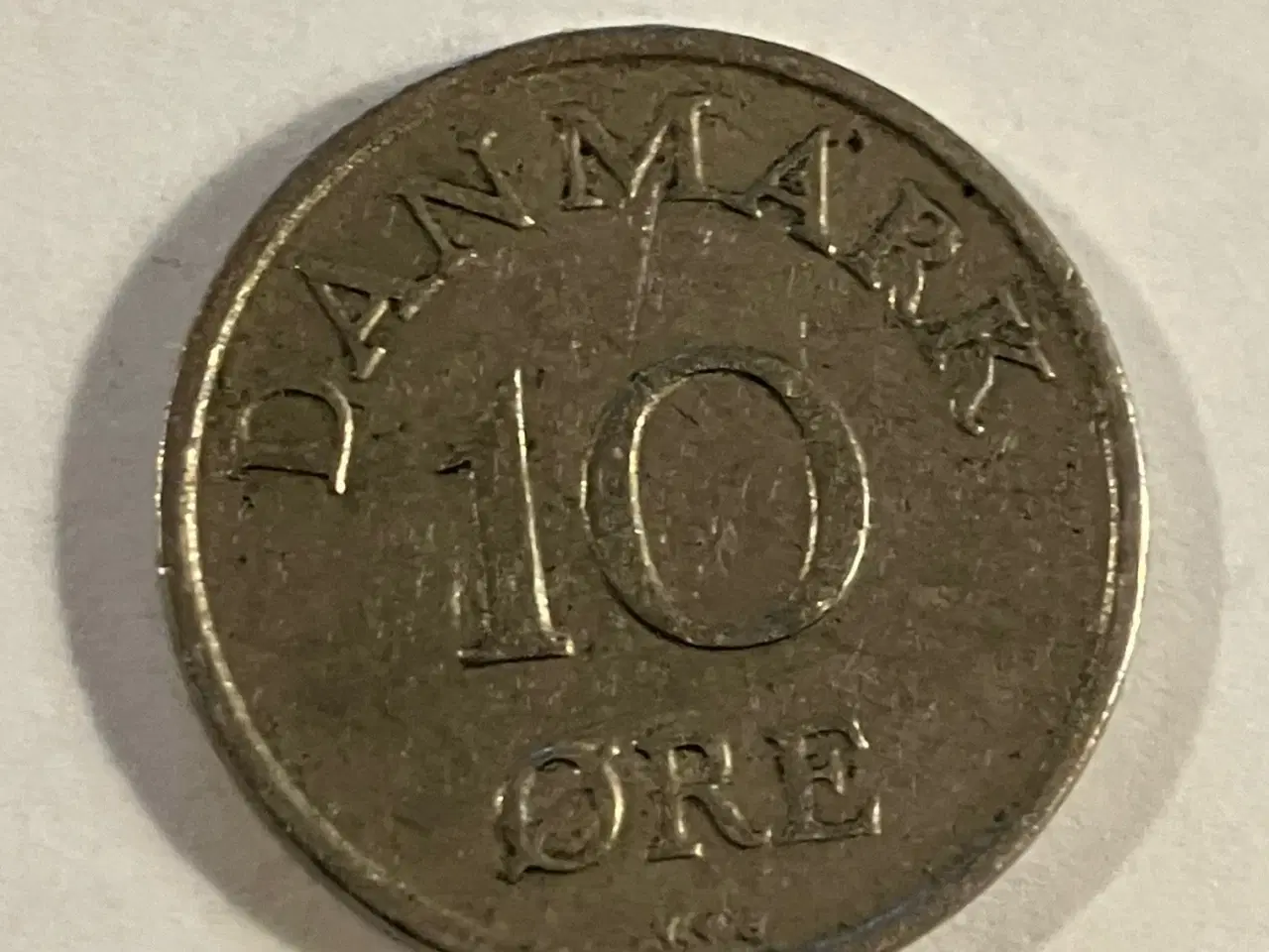 Billede 2 - 10 Øre 1954 Danmark